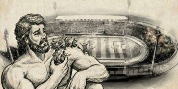 Παναιτωλικός: Το συγκινητικό πανό για τα «αετόπουλα» του ΠΑΟΚ