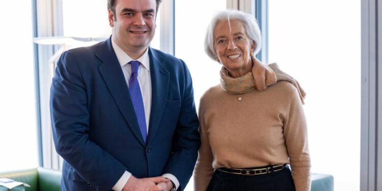 Πιερρακάκης για τη συνάντηση με Λαγκάρντ: Μία ισχυρότερη και περισσότερο ανθεκτική ευρωζώνη στο επίκεντρο των προσπαθειών μας