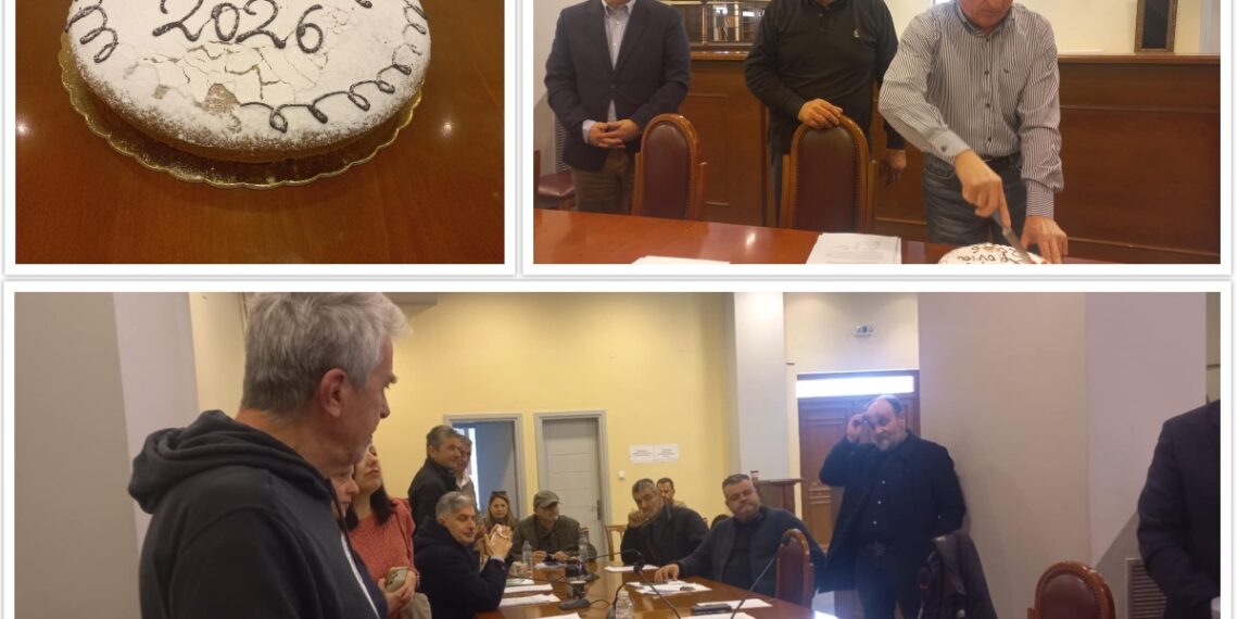 Έκοψε την πρωτοχρονιάτικη πίτα του το Δημοτικό Συμβούλιο Ξηρομέρου