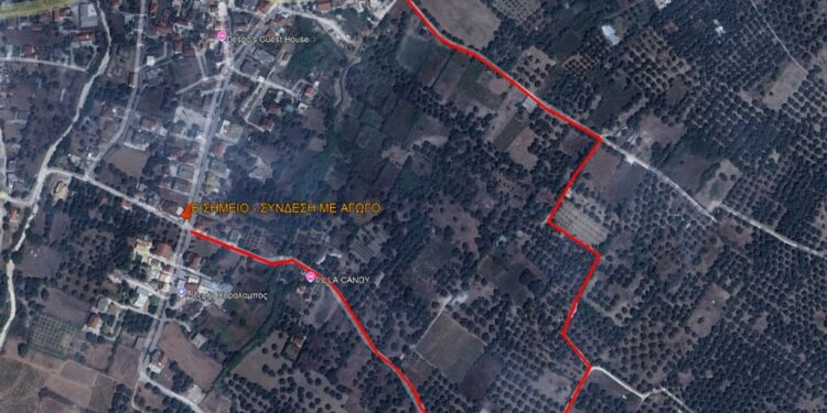 Ανακοίνωση για τη νέα διέλευση του βαρυτικού αγωγού, ο οποίος συνδέει τον οικισμό Βάρνακα με τις εγκαταστάσεις Ε.Ε.Λ.