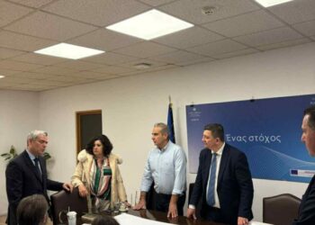 Συνάντηση του Δήμου Ξηρομέρου με τον Κώστα Καραγκούνη