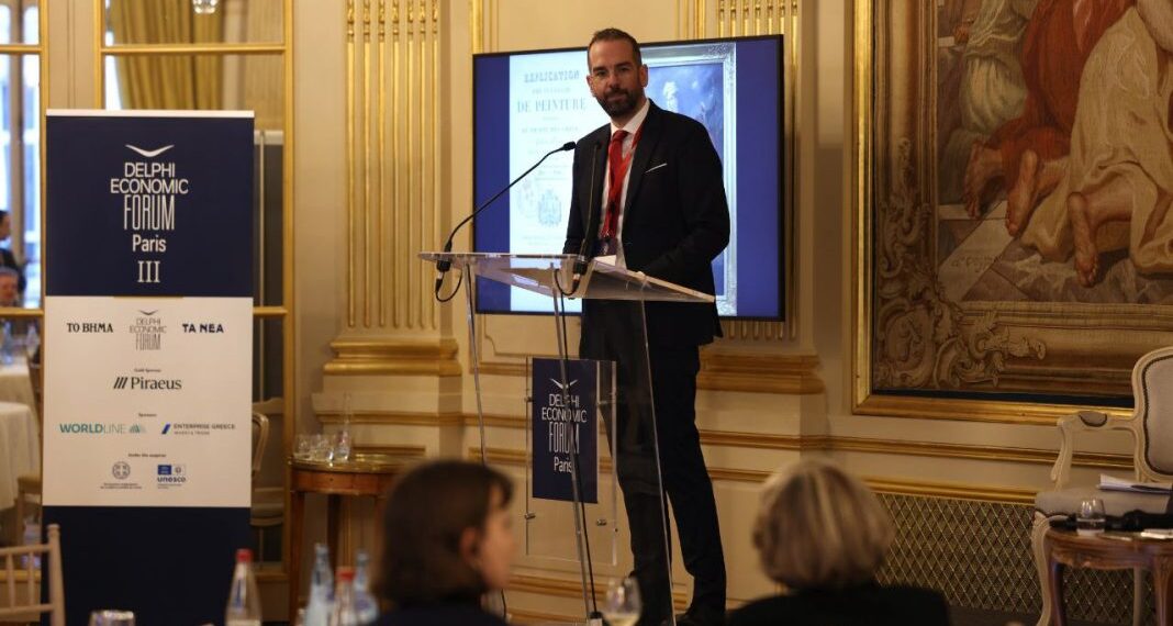 Ν. Φαρμάκη στο Delphi Economic Forum στο Παρίσι, για τα 200 χρόνια από την Έξοδο του Μεσολογγίου: «Φέτος, κάθε ελεύθερος άνθρωπος είναι Μεσολογγίτης»