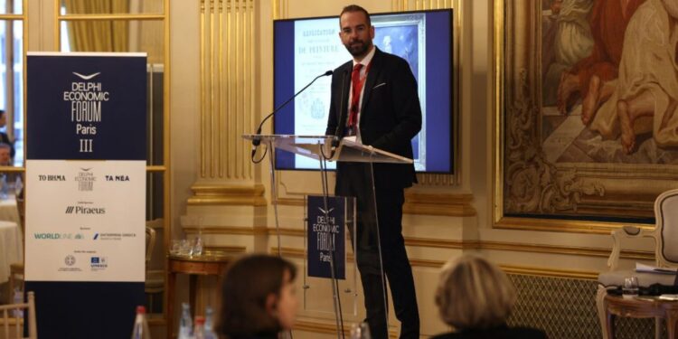 Ν. Φαρμάκη στο Delphi Economic Forum στο Παρίσι, για τα 200 χρόνια από την Έξοδο του Μεσολογγίου: «Φέτος, κάθε ελεύθερος άνθρωπος είναι Μεσολογγίτης»