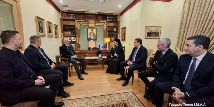 Επίσκεψη του Υπουργού Άμυνας στην Ι. Μ. Αιτωλοακαρνανίας