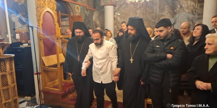 Ιερά Μονή Παναγίας Ελεούσης, Κουρά Μοναχού Ευσεβίου Ζαπαντιώτη