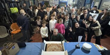 Κοπή της πρωτοχρονιάτικης πίτας του Ναυτικού Ομίλου Μεσολογγίου