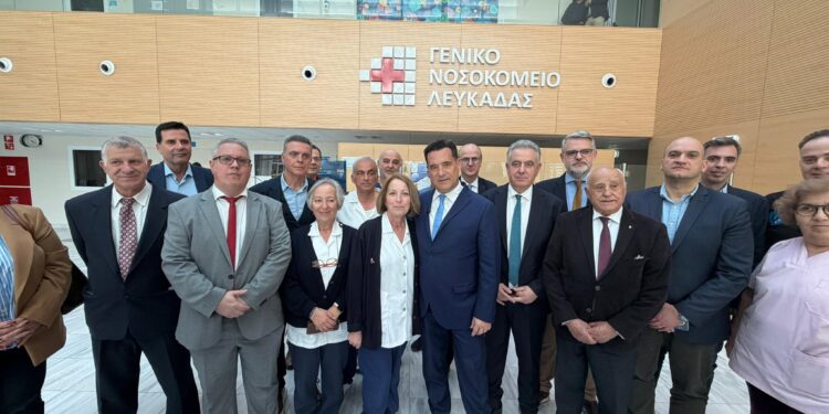 Άδωνις Γεωργιάδης από Λευκάδα: «Στόχος ένα μεγάλο περιφερειακό νοσοκομείο»