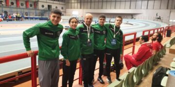 Αξιόλογες επιδόσεις και ρεκόρ για τη Γ.Ε. Αγρινίου στην Ημερίδα Κλειστού Στίβου στην Παιανία