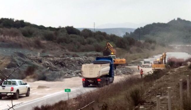 Ιόνια Οδός: Σε εξέλιξη οι εργασίες αποκατάστασης της κατολίσθησης
