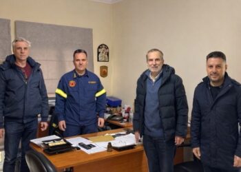 Συνάντηση ΣΕΕΔΑ με το Διοικητή της Πυροσβεστικής Αγρινίου
