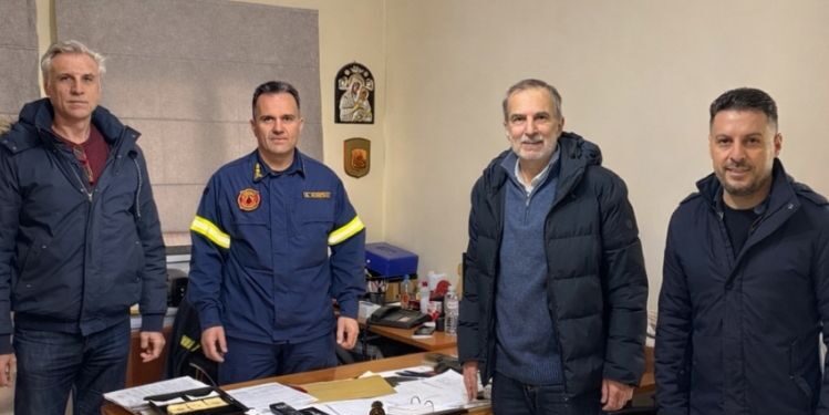 Συνάντηση ΣΕΕΔΑ με το Διοικητή της Πυροσβεστικής Αγρινίου