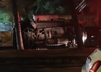 Ανατροπή τζιπ στου Παπάγου – Κλειστή παρέμεινε η οδός Κύπρου