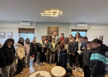 Επίσκεψη των μαθητών του 6ου Δημοτικού Σχολείου Παλλήνης στον Δήμαρχο Μεσολογγίου