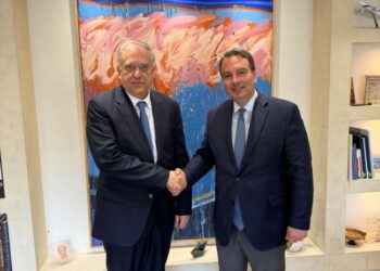 Συνάντηση Θανάση Παπαθανάση με τον Υπουργό Ανάπτυξης Τάκη Θεοδωρικάκο