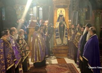 Ο τέταρτος Κατανυκτικός Εσπερινός στον Ιερό Ναό Αγίου Δημητρίου Αγρινίου