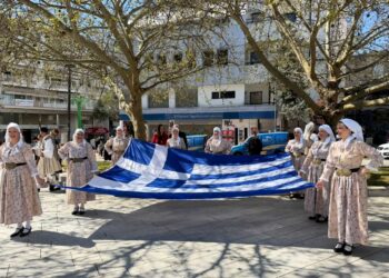 Αγρίνιο: Με υπερηφάνεια ο εορτασμός της 25ης Μαρτίου-κατάθεση στεφάνων στην πλατεία Δημάδη