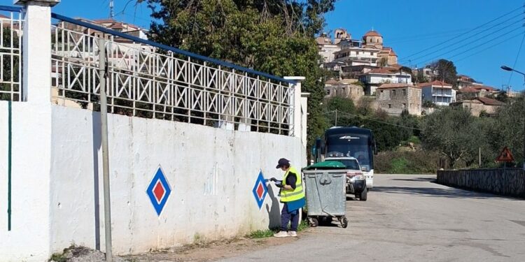 Εργασίες συντήρησης και καλλωπισμού στη Δημοτική Ενότητα Μεδεώνος