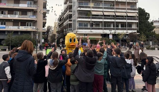 Το 2ο Δημοτικό Σχολείο Αγρινίου στο επετειακό περίπτερο του Παναιτωλικού