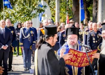Αιτωλοακαρνανίας Δαμασκηνός: «Η Ελλάδα τιμά! Η Εκκλησία θυμάται! Η θυσία δεν ξεχνιέται!»