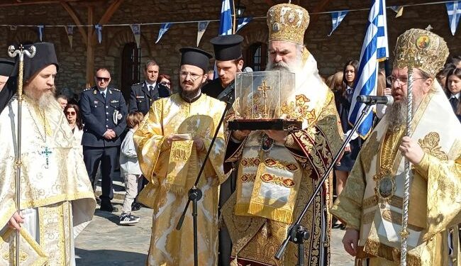 Ο Σταυρός του Ρωγών Ιωσήφ στην γενέτειρά του Τσαριτσάνη