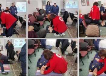 Εκπαίδευση 12 λιμενικών στο Μεσολόγγι από τον Ελληνικό Ερυθρό Σταυρό