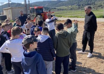 Εκπαιδευτική επίσκεψη του 4ου Δημοτικού Σχολείου Αγρινίου στο Βιολογικό Αγρόκτημα Κατούνας