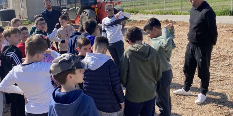 Εκπαιδευτική επίσκεψη του 4ου Δημοτικού Σχολείου Αγρινίου στο Βιολογικό Αγρόκτημα Κατούνας