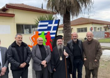 Μεσολόγγι: Τελετή αποκαλυπτηρίων της εικαστικής κατασκευής «Ελευθερία» του Πανεπιστημίου Πατρών (ΦΩΤΟ – ΒΙΝΤΕΟ)