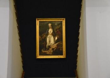 Ο περίφημος πίνακας του Ευγένιου Ντελακρουά «Η Ελλάδα στα ερείπια του Μεσολογγίου» στον «γενέθλιο» τόπο του