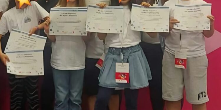 Χρυσό βραβείο στον Πανελλήνιο Διαγωνισμό STEMATHLON 2026, για την ομάδα RoboMessolonghi, του 2ου Δημοτικού Σχολείου Μεσολογγίου
