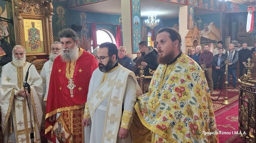 Θύαμο Αιτωλ/νίας: Ο Μητροπολίτης χειροτόνησε στο βαθμό του Πρεσβυτέρου, τον Ιεροδιάκονο Ευσέβιο Ζαπαντιώτη