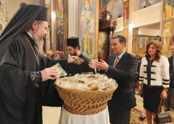 Διπλή γιορτή στον Άγιο Γεώργιο: Λαμπρός εσπερινός και ευχές στον Δήμαρχο Αγρινίου