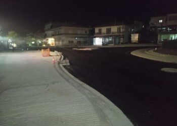 Αγρίνιο: Έπεσε άσφαλτος στο «Πλατανάκι» – Με γοργούς ρυθμούς προχωρά το έργο, αλλάζει η είσοδος της πόλης (ΦΩΤΟ)