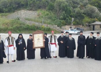 Ξεκίνησε το ιερό ταξίδι της Παναγίας «Άξιον Εστί» προς το Μεσολόγγι