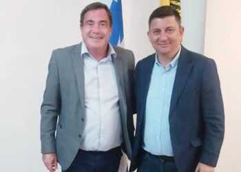 Στον Αστακό ο Βασίλης Φεύγας: Συναντήσεις στο Δημαρχείο και επισκέψεις σε Κέντρο Υγείας και Αστυνομία