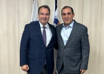 Θ. Παπαθανάσης – Θεσμική συνάντηση με τον Υφυπουργό Κλιματικής Κρίσης και Πολιτικής Προστασίας, Κώστα Κατσαφάδο