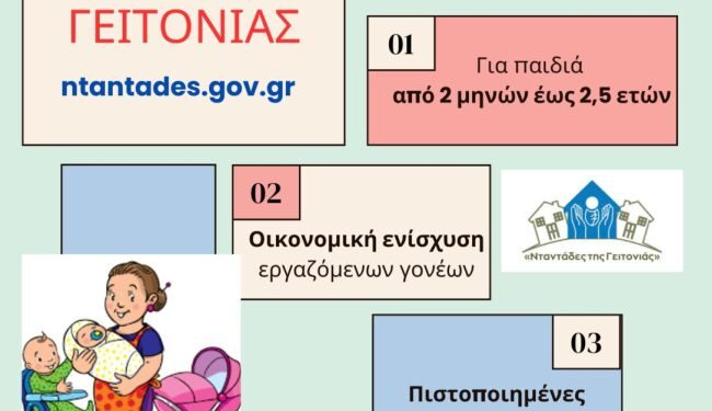 Δήμος Ξηρομέρου: Ανοίγει η πλατφόρμα για εγγραφή στο μητρώο επιμελητών της δράσης «Νταντάδες της γειτονιάς»