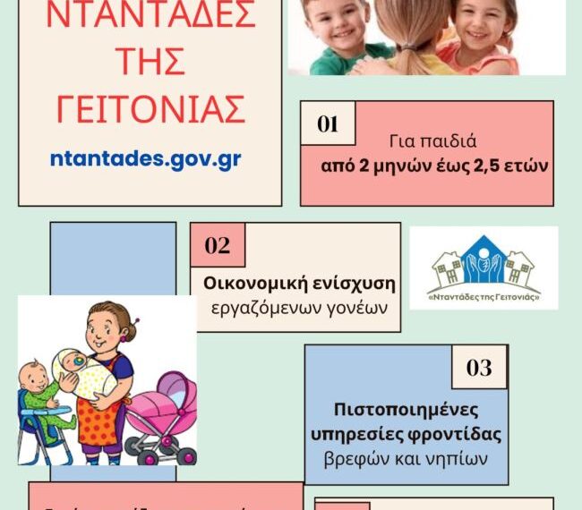 Δήμος Ξηρομέρου: Ανοίγει η πλατφόρμα για εγγραφή στο μητρώο επιμελητών της δράσης «Νταντάδες της γειτονιάς»