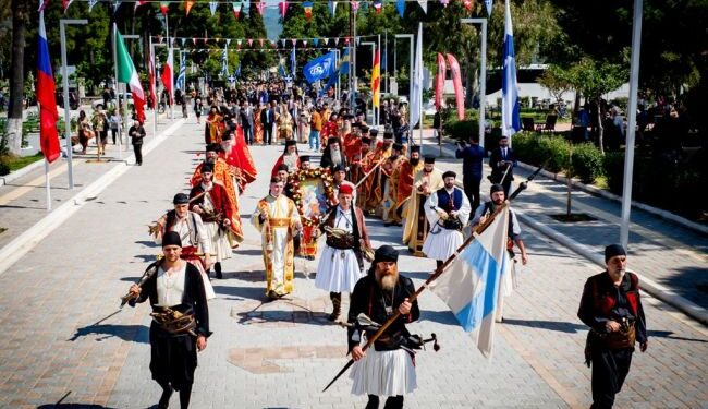 Αναστάσιμη Θεία Λειτουργία στον Κήπο των Ηρώων