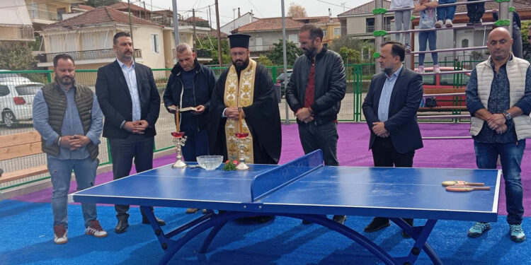 Παραβόλα: Εγκαινιάστηκε το νέο υπαίθριο γυμναστήριο από τον Περιφερειάρχη Δυτικής Ελλάδας