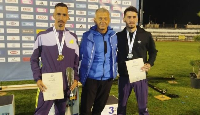 Αγρινιώτικος θρίαμβος στα 10000μ.: Πρωταθλητής Ελλάδας ο Κώστας Σταμούλης, δεύτερος ο Νίκος Σταμούλης