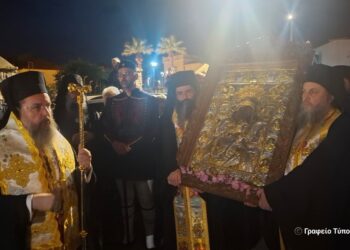 Αναχώρησε η Ιερά Εικόνα της Παναγίας «Άξιον Εστί» από την Ιερά Πόλη Μεσολογγίου