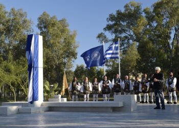 Συγκίνηση στο Μεσολόγγι στα αποκαλυπτήρια του Μνημείου της Ντάπιας «Λουνέτα»