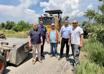 Ο Αντιπεριφερειάρχης Θανάσης Μαυρομμάτης σε περιοδεία έργων σε Παναιτώλιο & Άγιο Ανδρέα  Αγρινίου – Έμφαση σε υποδομές και ποιότητα ζωής