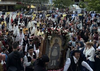 Η εορτή των Αγίων Κωνσταντίνου και Ελένης στις Παπαδάτες και στο Αγρίνιο