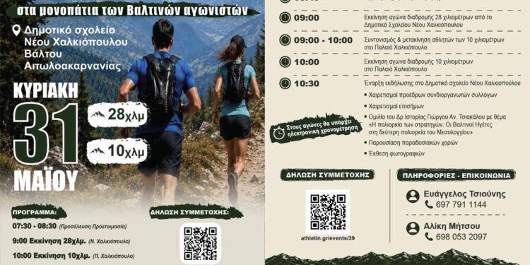 Trail running στον ορεινό Βάλτο: Αγώνας φύσης και εμπειρίας στο Χαλκιόπουλο
