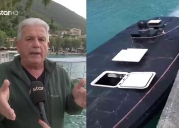 O ψαράς που εντόπισε το θαλάσσιο drone στη Λευκάδα