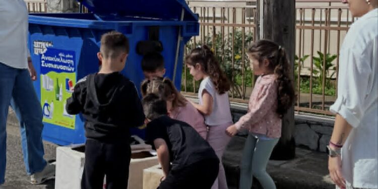 Δράση ενημέρωσης για την ανακύκλωση στο 2ο Νηπιαγωγείο Αγίου Κωνσταντίνου