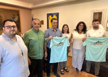 Στον Δήμαρχο Αγρινίου η οργανωτική επιτροπή του 3ου Panetoliko Mountain Trail Run