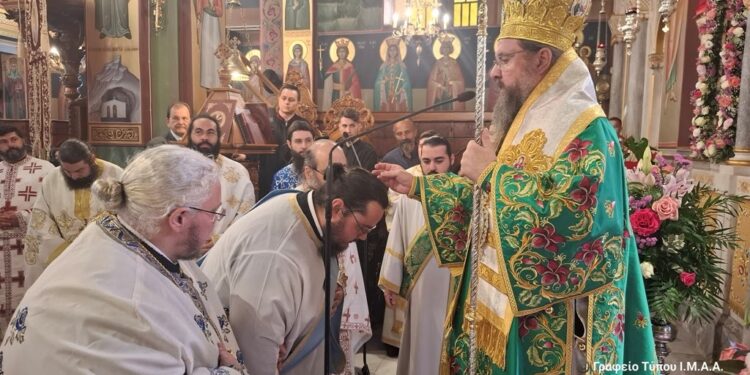 Χειροτονία Πρεσβυτέρου στην Ι. Μ. Αιτωλοακαρνανίας